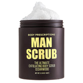 Body Prescriptions gommage pour le corps homme, pot prêt à l'emploi.