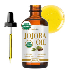 BodyJ4You huile jojoba bio pur: soin quotidien visage et peau resplendissante.
