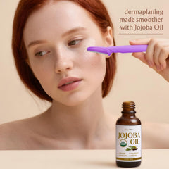 BodyJ4You huile jojoba bouteille ambrée, protection lumière et fraîcheur