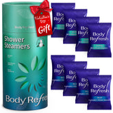 BodyRefresh bombes douche menthe eucalyptus, huit pièces, parfum durable et rafraîchissant