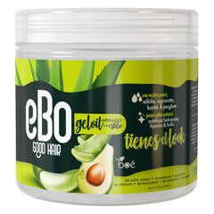 BOÉ COSMETICS EBO GelOil defines curls with flexible hold and hydration.