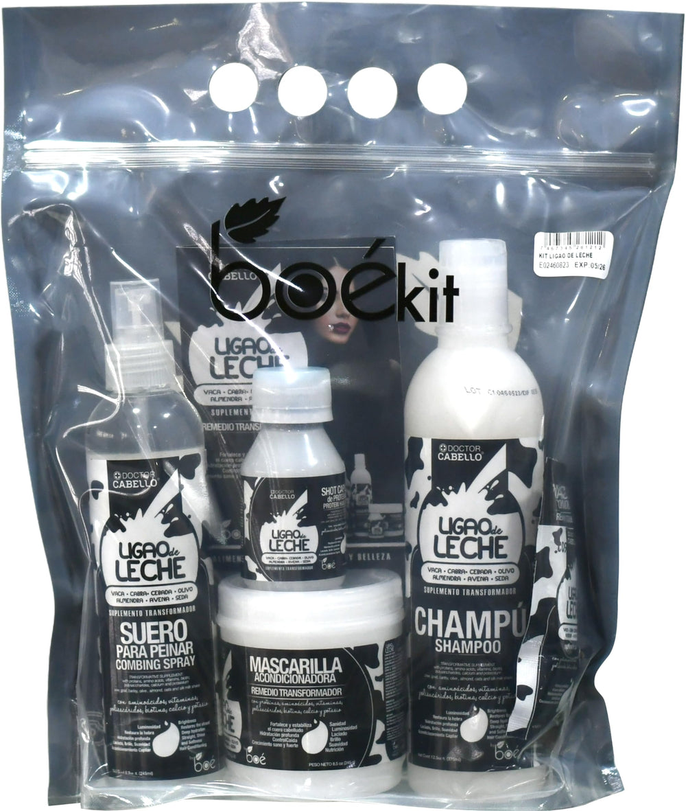 BOÉ COSMETICS Shampoing Ligao de Leche démêle et nourrit les cheveux.