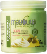 BOÉ COSMETICS Mayoliva : bouteille du soin intensif pour cheveux secs, douceur immédiate.