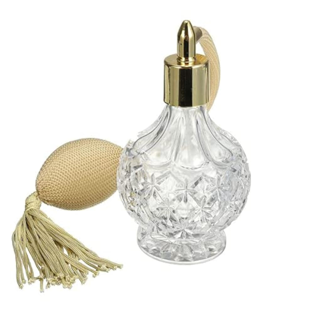 BOGZON flacon cristal vintage 80ml offrant une allure raffinée et réutilisable.