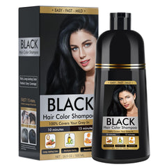 BOJICA shampooing-colorant-cheveux-gris en bouteille 500 ml et promesse de couverture des gris