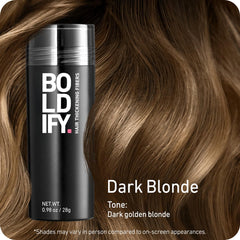 Boldify Hair Fibers: correspondance couleur parfaite dès les racines.