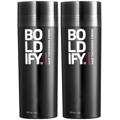 Boldify Fibres capillaires – paquet 2x56g pour une couverture rapide des zones clairsemées.
