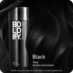 Boldify Fibres capillaires (56 g) – gamme-teintes avec 14 teintes adaptées à votre couleur naturelle.