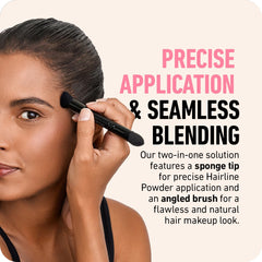Boldify Pinceau Poudre Contour Cheveux pour une application ciblée et fusion naturelle