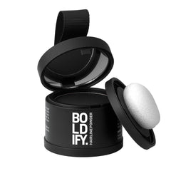 Boldify Poudre Frontale Application: couverture rapide des racines pour un look naturel.
