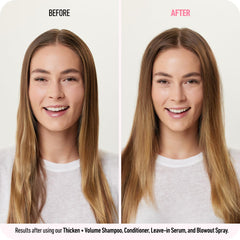 Boldify Shampoing Volume Cheveux Fins - résultats immédiats après lavage.