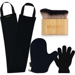 Gant auto-bronzant BOLITFU noir pour une application homogène.