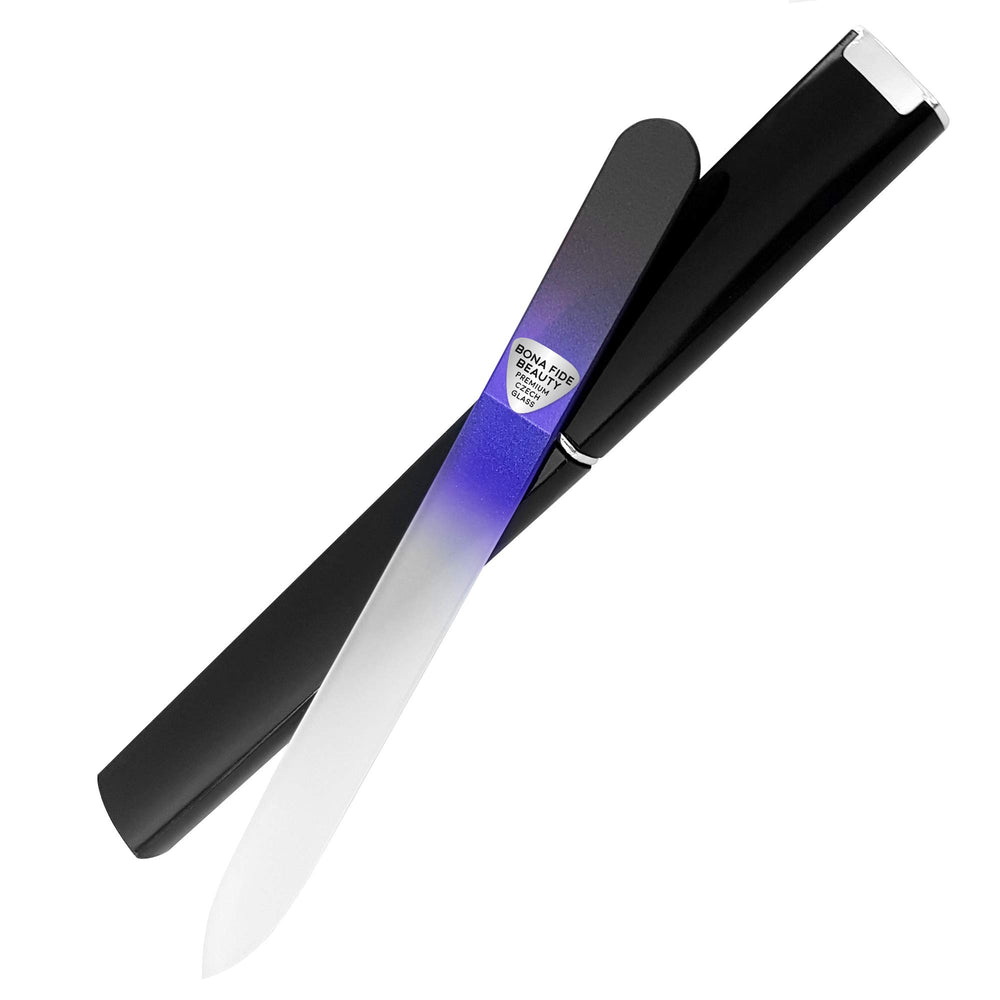 BONA FIDE BEAUTY lime-verre-ongles-etui rigide, pratique et hygiénique.