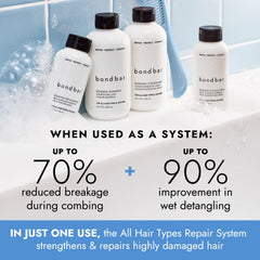 Bondbar pré-shampoing cheveux hydratés, cheveux plus souples après le soin.