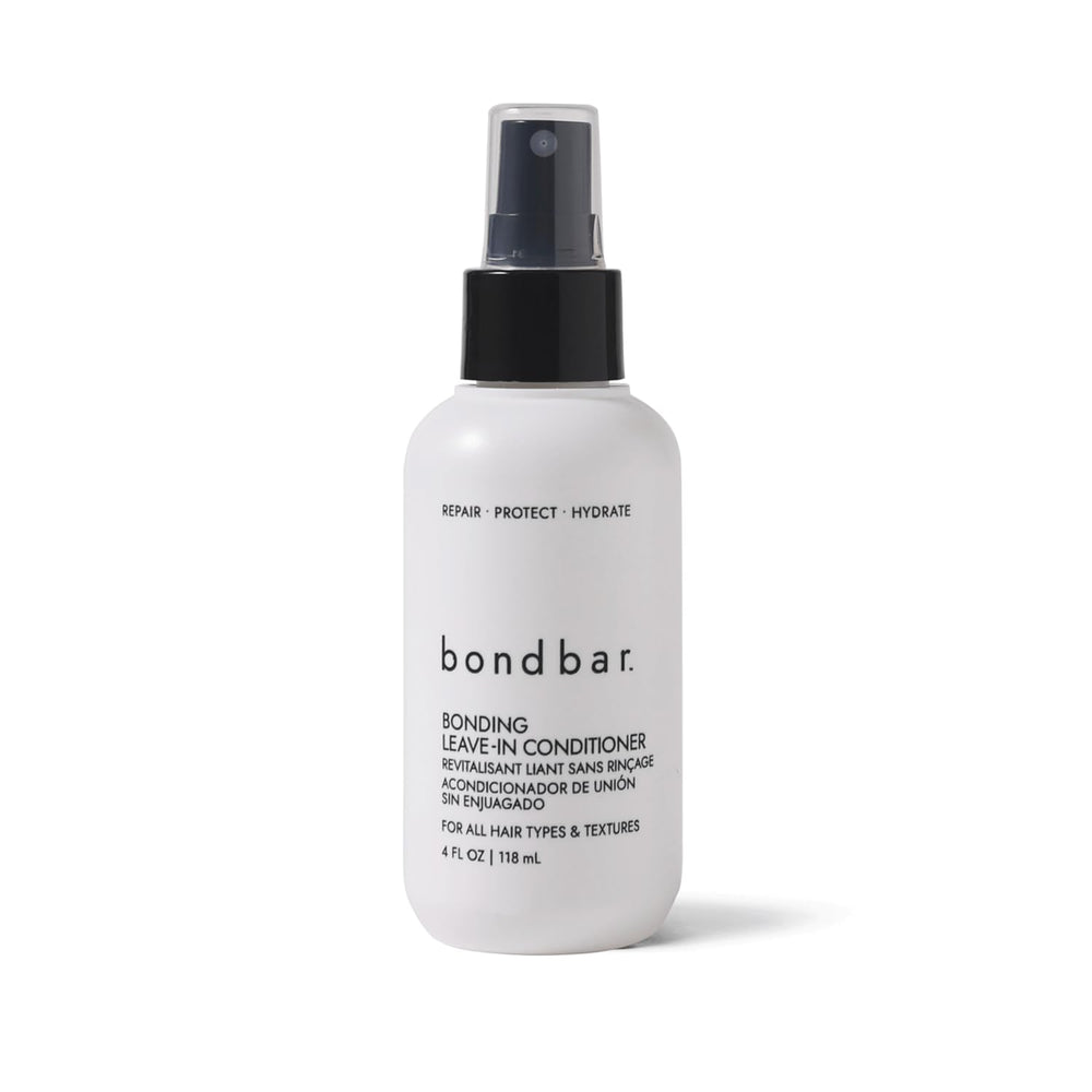 Bondbar Soin sans rinçage, image bouteille versement et démonstration d’utilisation