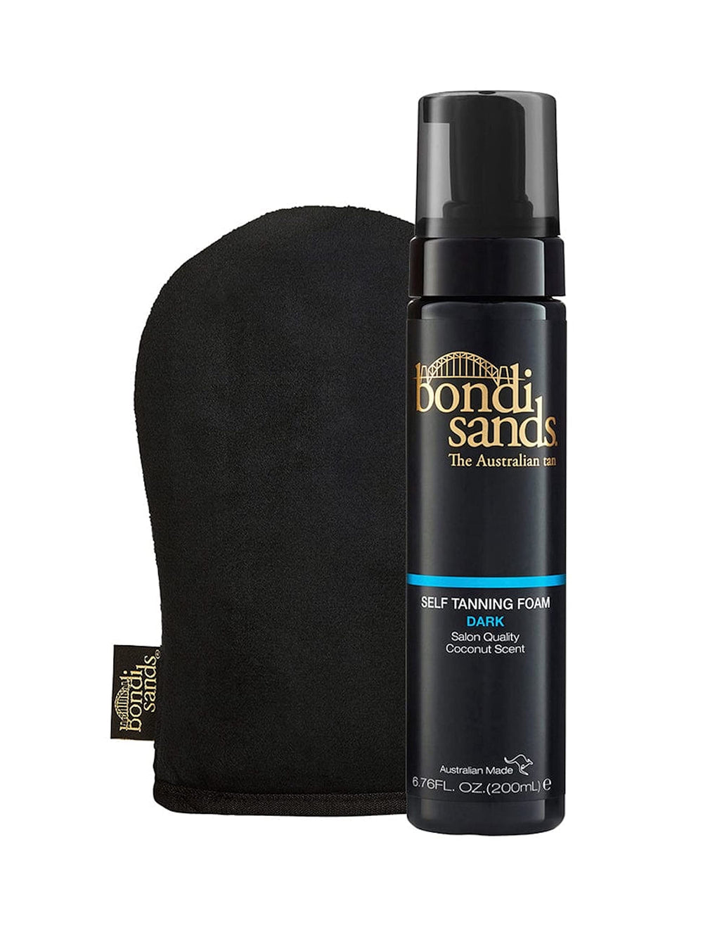 Bondi Sands Mousse Auto-Bronzante Sombre pour un bronzage homogène.