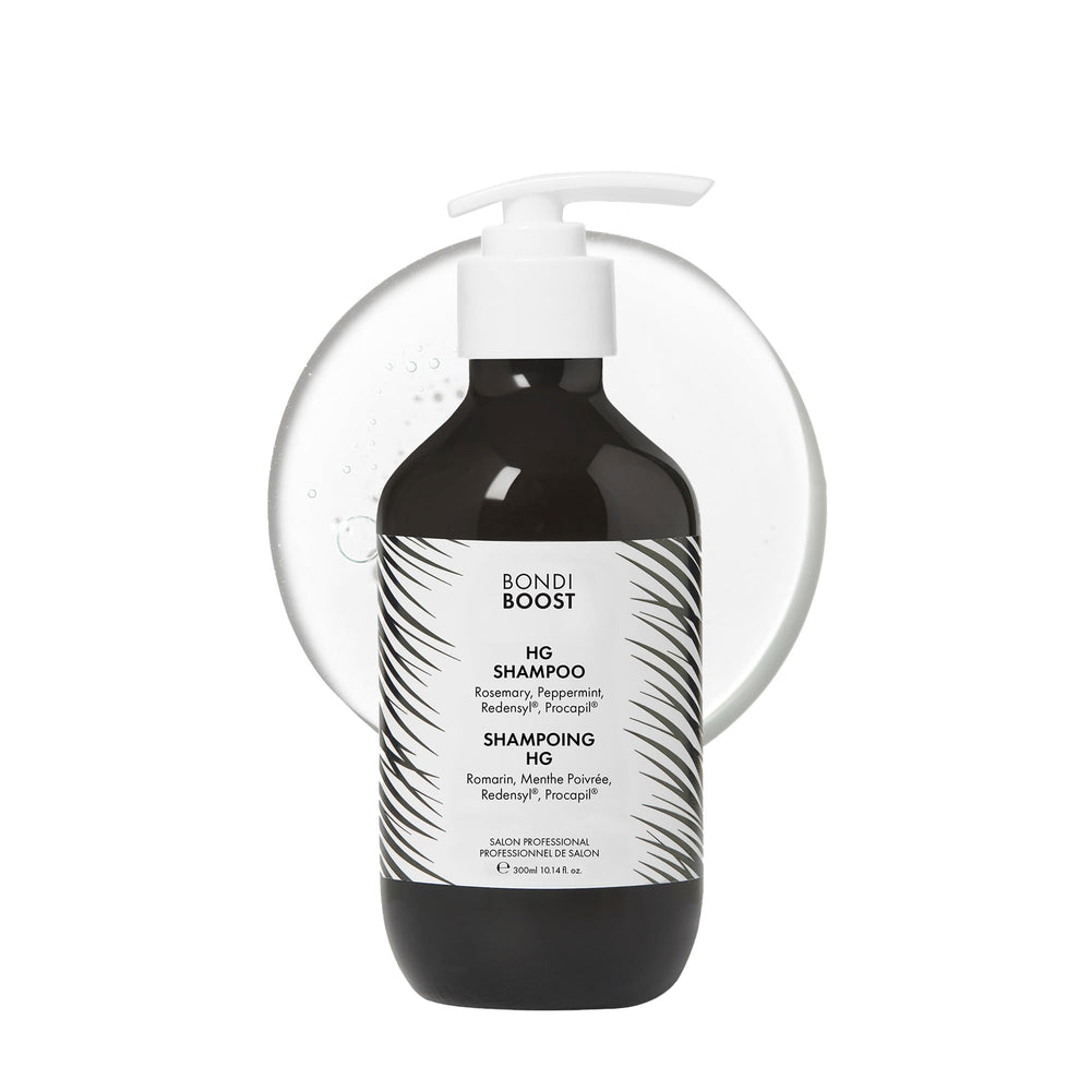 BondiBoost HG Shampoing bouteille pompe, facilité d'utilisation pour cheveux plus épais