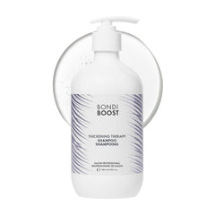 BONDIBOOST Shampoing épaisseur-cheveux: volume visible dès la racine et densité accrue.