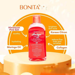 Bonita Savon exfoliant au sel Himalaya, gommage doux et rafraîchissant.
