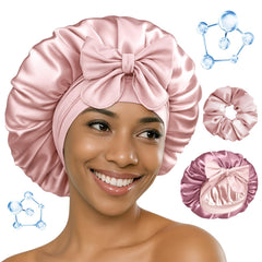 BONNET QUEEN bonnet-soie-dormir: douceur nocturne et hydratation des cheveux.