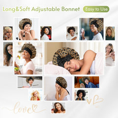 BONNET QUEEN style noeud frontal pour un look personnalisé.