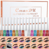 Ensemble BONNIE CHOICE 16 couleurs scintillantes pour des looks variés.
