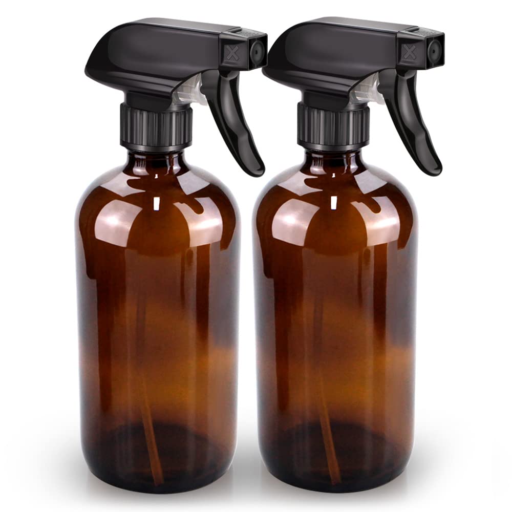 Bontip bouteille ambrée, protection UV pour huiles essentielles et nettoyages sûrs.