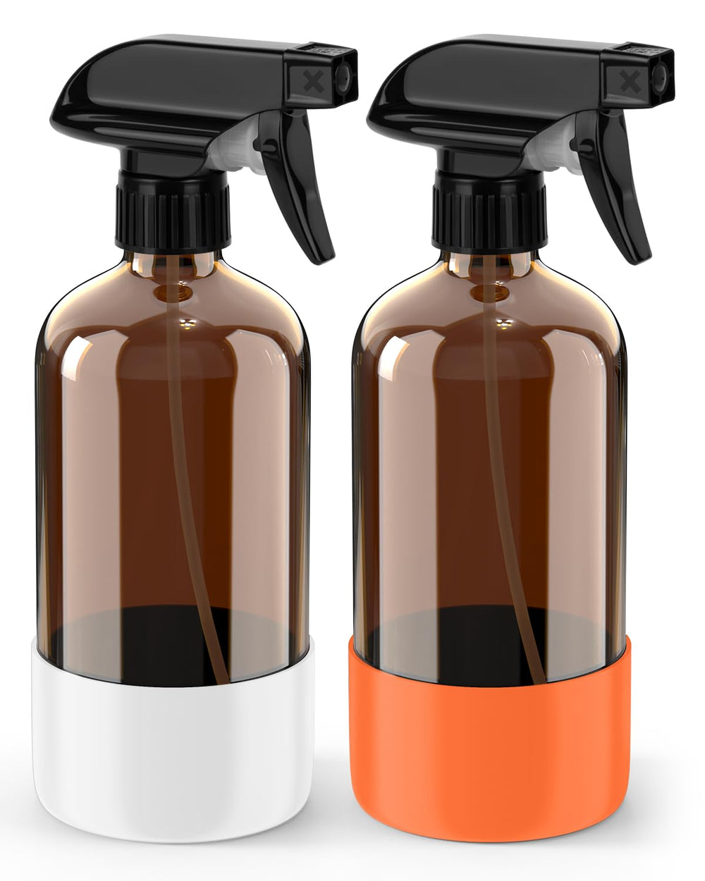Bontip bouteilles spray en verre ambré 16oz prêt à l’emploi et protège contenus.