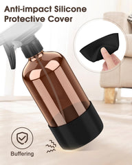 Bontip set-deux-bouteilles-16oz-ambre, élégant et pratique pour maison et atelier.