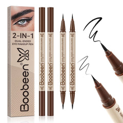 Boobeen crayon liquide à double pointe noir, tracé précis et tenue longue durée.
