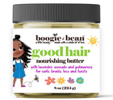 Boogie and Bean : bouteille d'huile capillaire bébé, hydratation douce.