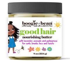 Boogie and Bean : bouteille d'huile capillaire bébé, hydratation douce.