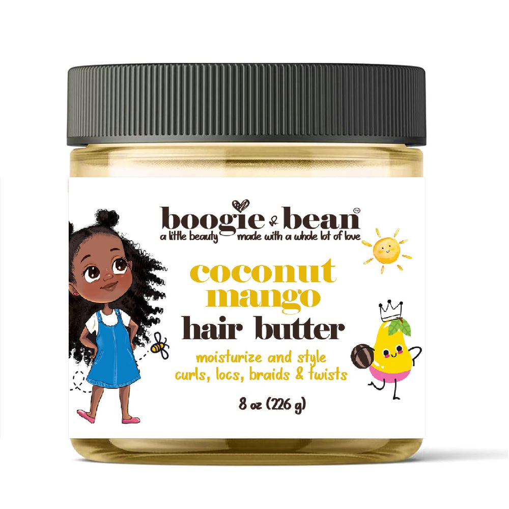 Boogie and Bean crème coiffante pour cheveux bouclés des enfants, douceur et contrôle