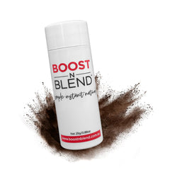 Boost N Blend: poudre-concealer, camouflage discret des zones clairsemées pour un look naturel.