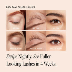 Flacon rose Borboleta Lash Serum prêt à l’emploi