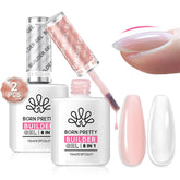 Born Pretty Builder Gel 8-en-1, flacon 15 ml pour renforcement et extensions