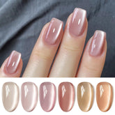 Vernis gel Born Pretty cat magnetic eye, effet magnétique pour une manucure chic à domicile.
