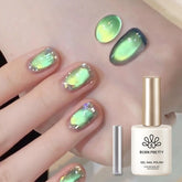 Born Pretty Chat Magnétique Vernis Gel Vert – bouteille prête à une application facile