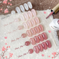 Born Pretty Gamme six couleurs gel pour ongles, variété et style.