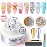 Gel builder Born Pretty transparent pour extensions durables.