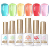Born Pretty Jelly Gel Vernis kit – emballage clair et prêt à tester les teintes pastel