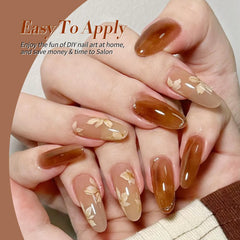 Vernis jelly gel Born Pretty Bordeaux Rouge – nuance profonde et élégante