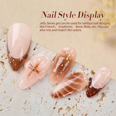 Vernis jelly Born Pretty noir foncé avec effet gel brillant et polyvalent.