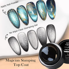 Born Pretty Magician Top Gel – pinceau fluide pour une application lisse