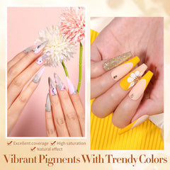Born Pretty – couleurs vives et brillantes idéales pour des designs 3D et extensions.