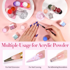 Born Pretty Poudre Acrylique sans lampe – application rapide et sans cuisson