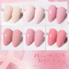 Vernis gel Born Pretty Rose Douceur – pigmentation uniforme en un seul passage.