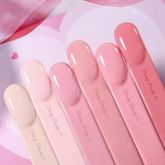 Vernis gel Born Pretty Rose Pale – couleur rose pâle avec fini satiné.