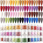 Born Pretty : ensemble poudre acrylique 36 couleurs automne-hiver pour créations uniques sur ongles.