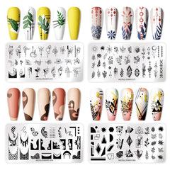 Born Pretty plaque stamping plante crée des motifs naturels pour votre apparence.